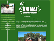 Tablet Screenshot of animalchirogroup.com